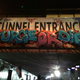On the way to the second half of the park, you have to go through a tunnel. And the tunnel is packed with Purgers who make it their right to get in your face.